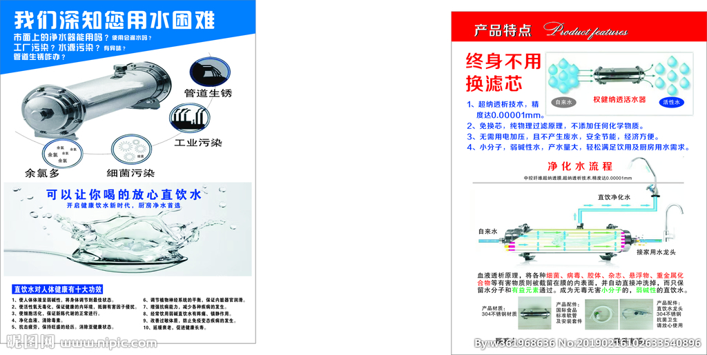 高效活水凈化設計圖——專業(yè)DM宣傳單與廣告設計方案